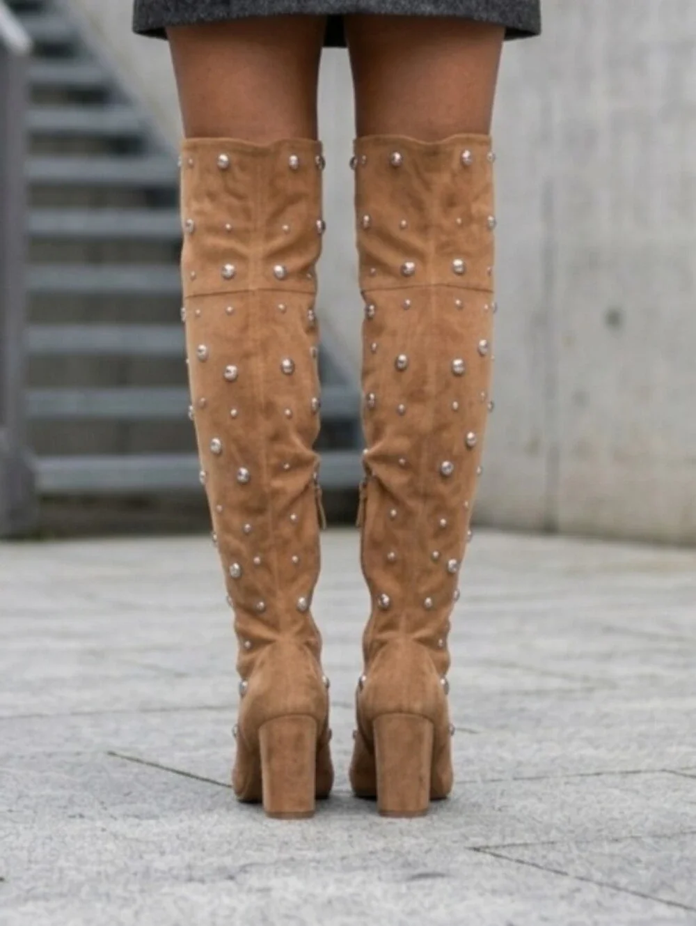A.N.A Suede Over The Knee Boots.